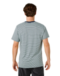 AOTS Stripe T-Shirt in Dark Navy
