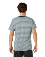 AOTS Stripe T-Shirt in Dark Navy