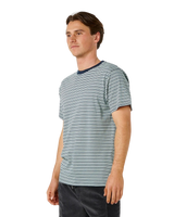 AOTS Stripe T-Shirt in Dark Navy