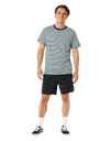 AOTS Stripe T-Shirt in Dark Navy