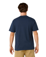 AOTS Thumb Print T-Shirt in Dark Navy