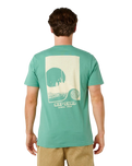 AOTS Sailboat T-Shirt in Leaf Green