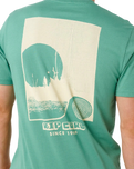 AOTS Sailboat T-Shirt in Leaf Green