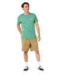 AOTS Sailboat T-Shirt in Leaf Green