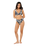Topanga Geo Deep V Bikini Top in Black