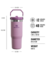 The Stanley Classic Iceflow Flip Straw Tumbler in Lilac