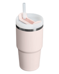The Stanley Quencher H2.0 Flowstate 0.6L Tumbler in Rose Quartz 2.0