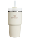 The Stanley Quencher H2.0 Flowstate 0.6L Tumbler in Cream 2.0