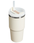 The Stanley Quencher H2.0 Flowstate 0.6L Tumbler in Cream 2.0