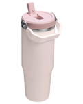 The Stanley Iceflow Flip Straw 0.89L Tumbler 2.0 in Rose Quartz