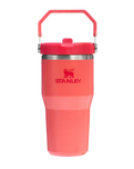 The Stanley Iceflow Flip Straw 0.6L Tumbler in Hot Coral