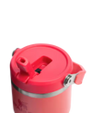 The Stanley Iceflow Flip Straw 0.6L Tumbler in Hot Coral