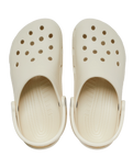 The Crocs Womens Classic Clogs in Bone