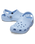 The Crocs Womens Classic Clogs in Blue Calcite