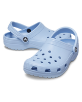 The Crocs Womens Classic Clogs in Blue Calcite