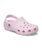 The Crocs Womens Classic Clogs in Pink Milk