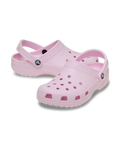 The Crocs Womens Classic Clogs in Pink Milk