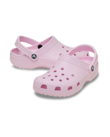 The Crocs Womens Classic Clogs in Pink Milk