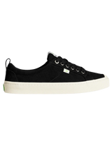 The Cariuma Womens Oca Low Suede Shoes in Black