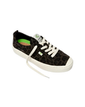 The Cariuma Womens OCA Low Shoes in Black Jaguar Print