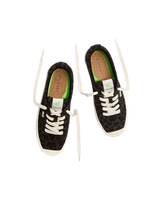 The Cariuma Womens OCA Low Shoes in Black Jaguar Print