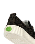 The Cariuma Womens OCA Low Shoes in Black Jaguar Print