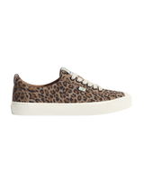 The Cariuma Womens OCA Low Shoes in Leopard Print