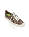 The Cariuma Womens OCA Low Shoes in Leopard Print