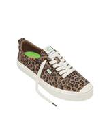 The Cariuma Womens OCA Low Shoes in Leopard Print