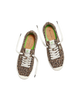 The Cariuma Womens OCA Low Shoes in Leopard Print
