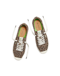 The Cariuma Womens OCA Low Shoes in Leopard Print
