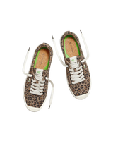 The Cariuma Womens OCA Low Shoes in Leopard Print