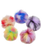 The Crocs Dyed Puff Jibbitz (5 Pack) in Assorted