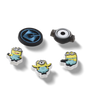 The Crocs Minions Jibbitz (5 Pack) in Assorted