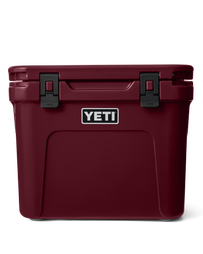 Roadie 32 Wheeled Cooler in Wild Vine Red