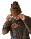 Herschel Beanie in Fish Stack