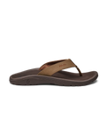 The Olukai Mens Ohana Flip Flops in Tan & Dark Java