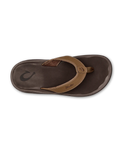 The Olukai Mens Ohana Flip Flops in Tan & Dark Java