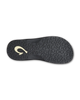 The Olukai Mens Ohana Flip Flops in Black & Dark Shadow