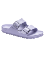 The Birkenstock Womens Arizona Essentials EVA Sandals in Purple Frog