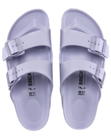 The Birkenstock Womens Arizona Essentials EVA Sandals in Purple Frog
