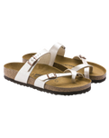 The Birkenstock Womens Mayari Sandals in Graceful Pearl White