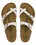 The Birkenstock Womens Mayari Sandals in Graceful Pearl White