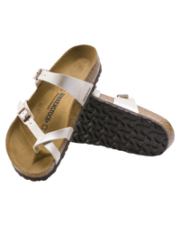 The Birkenstock Womens Mayari Sandals in Graceful Pearl White