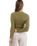 Andie Long Sleeve Knit Top in Olive