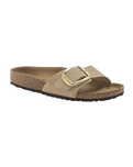 The Birkenstock Womens Madrid Big Buckle Sandals in Sandcastle