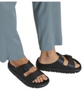 The Birkenstock Womens Papillio Arizona Chunky Natural Leather Sandals in Black