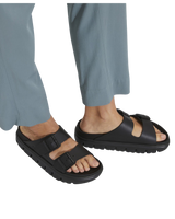The Birkenstock Womens Papillio Arizona Chunky Natural Leather Sandals in Black