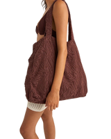 Amazon Tote Bag in Chocolate