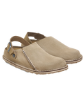 The Birkenstock Mens Lutry Premium Suede Sandals in Gray Taupe